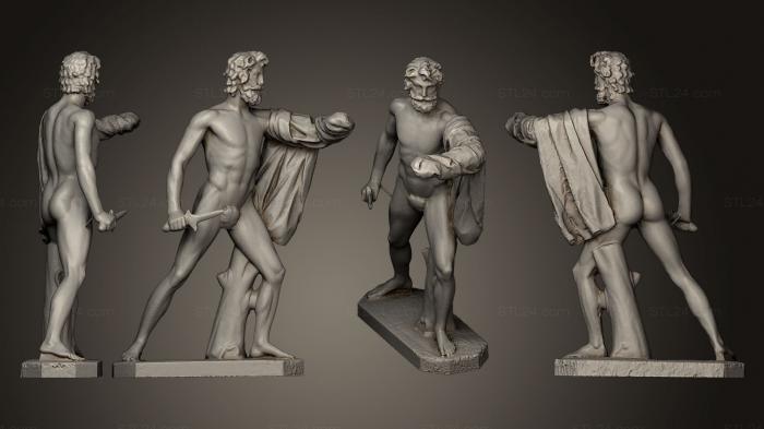 Statues antique and historical (Aristogeiton, STKA_1099) 3D models for cnc